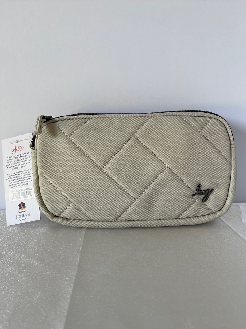 LUG - Coupe XL Matte Luxe VL Convertible Crossbody Bag in Pebble